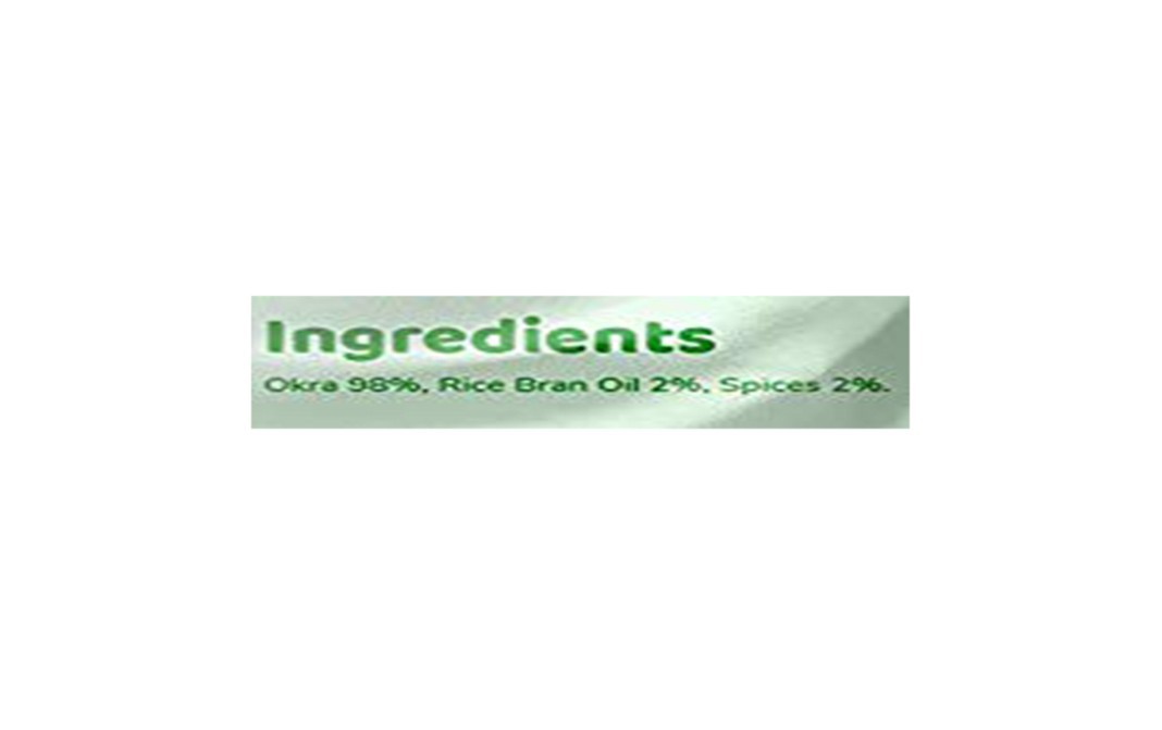 Flyberry Gourmet Spiced Okra Chips    Pack  50 grams